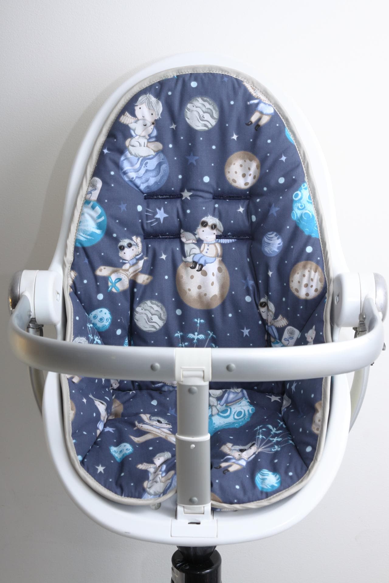 Bloom Fresco Hochstuhl Baumwollbezug, Bezug Für Hochstuhl, Baumwollkissen, Sitzauflage von Etsy - CottonCoversCZ