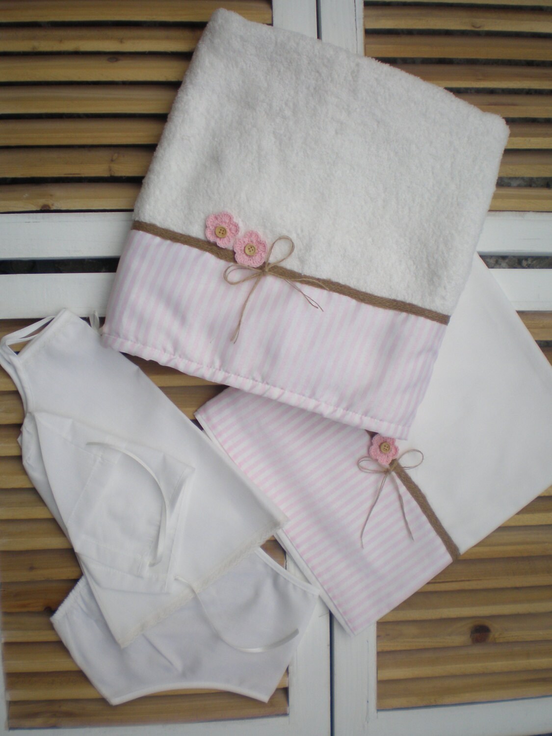 Set Ladopana 5Tlg Tauftuch Tauftuch-Set 5 Stk 5-Tlg von Etsy - CraftStories