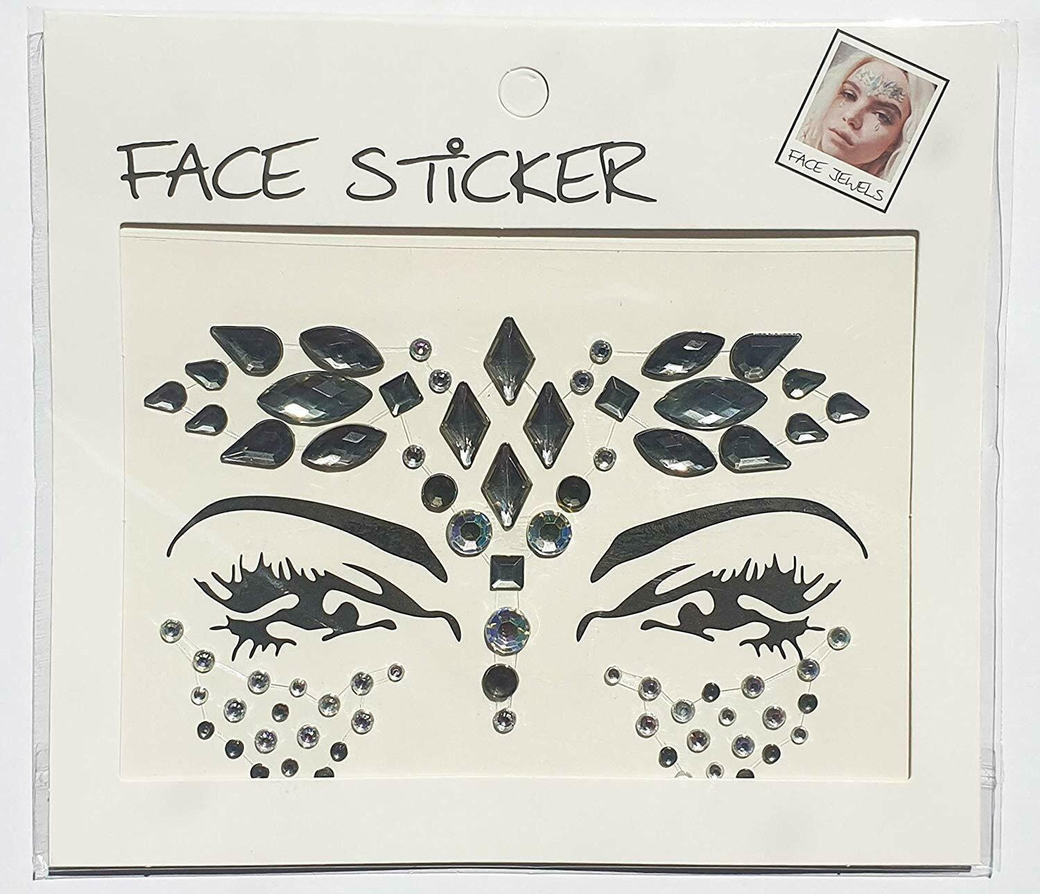 Craftbuddyus Selbstklebende Gesichtsaufkleber Edelsteine Glitzer Juwel Temp Tattoo-Smoky Sparkle Craftbuddyus Selbstklebende Gesichtsaufkleber Edelsteine Glitzer Juwel Temp Tattoo-Smoky Sparkle von Etsy - CraftbuddyUS