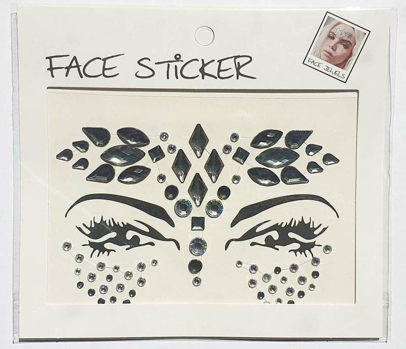 Craftbuddyus Selbstklebende Gesichtsaufkleber Edelsteine Glitzer Juwel Temp Tattoo-Smoky Sparkle Craftbuddyus Selbstklebende Gesichtsaufkleber Edelsteine Glitzer Juwel Temp Tattoo-Smoky Sparkle von Etsy - CraftbuddyUS