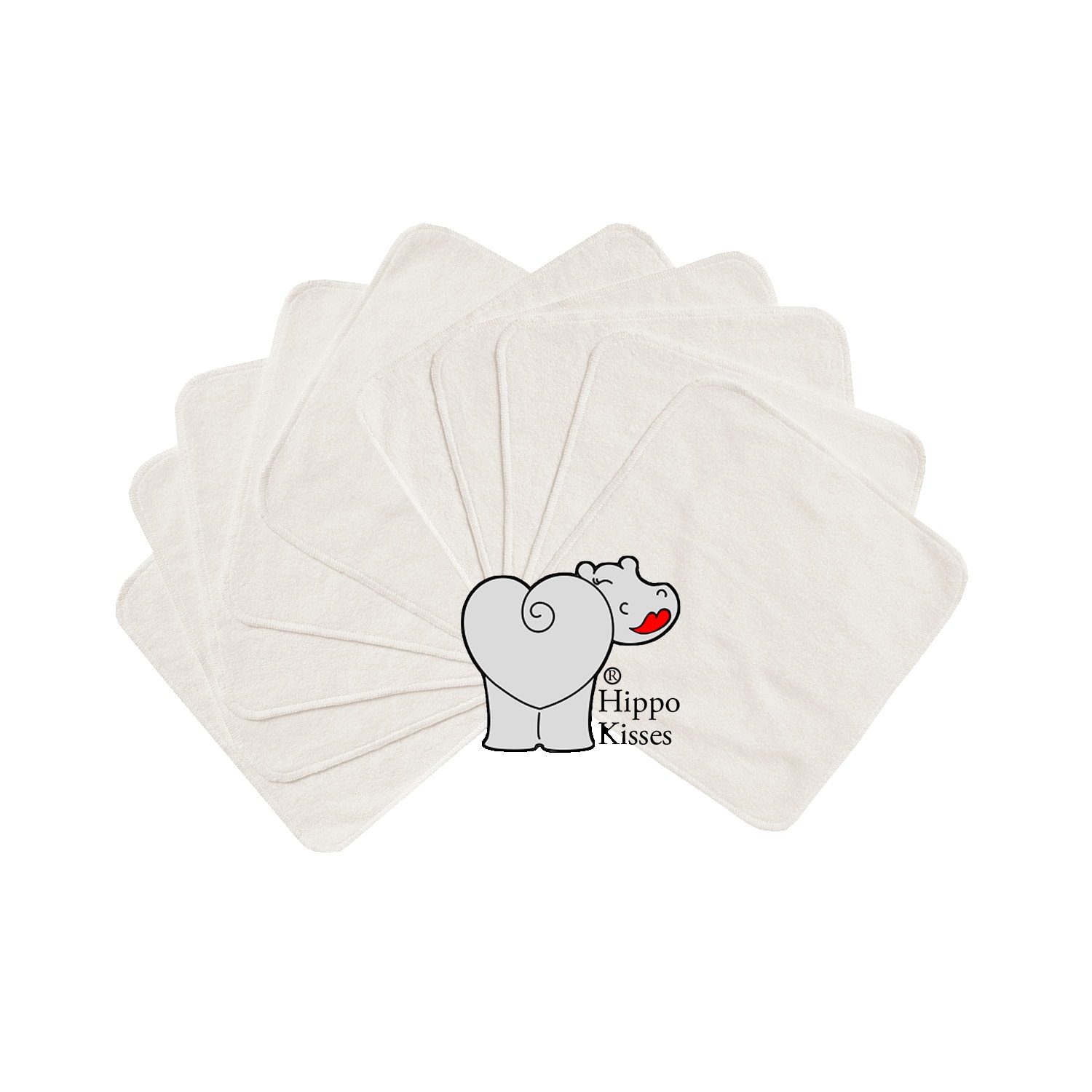 Baby Waschlappen, Off White 10Er Pack, Gesichtstücher, Waschbare Desinfektionstücher von Etsy - CraftersCreekDesigns