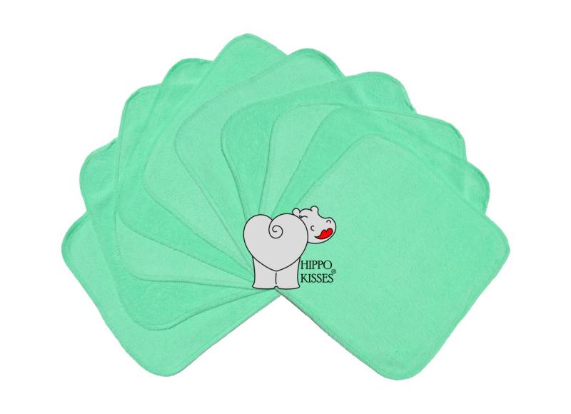 Baby Waschlappen Aqua 10Er Pack, Gesichtstücher, Waschbare Desinfektionstücher von Etsy - CraftersCreekDesigns