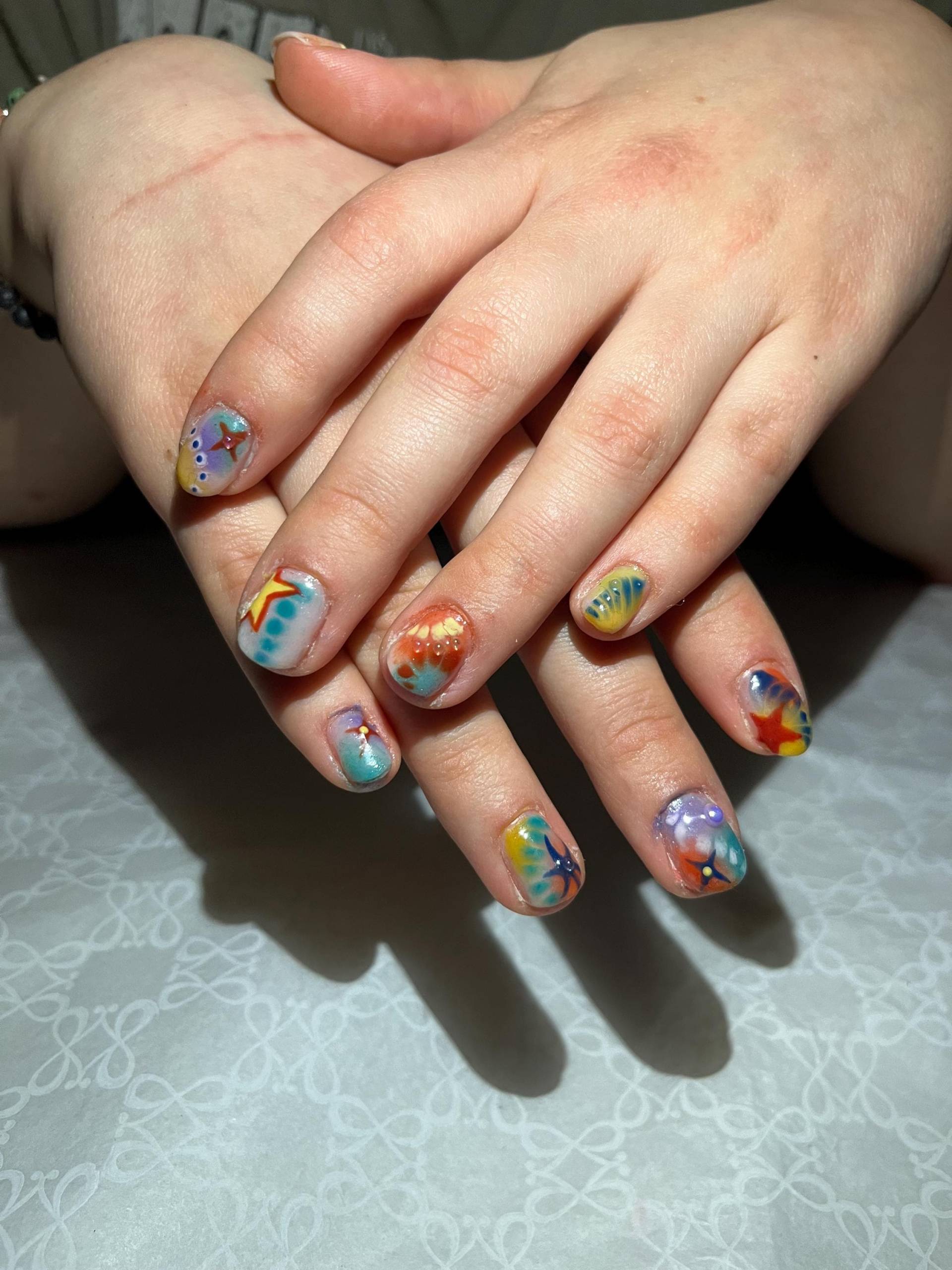 Colourfull Press Ons Colourfull Press Ons von Etsy - CrazyNailzz