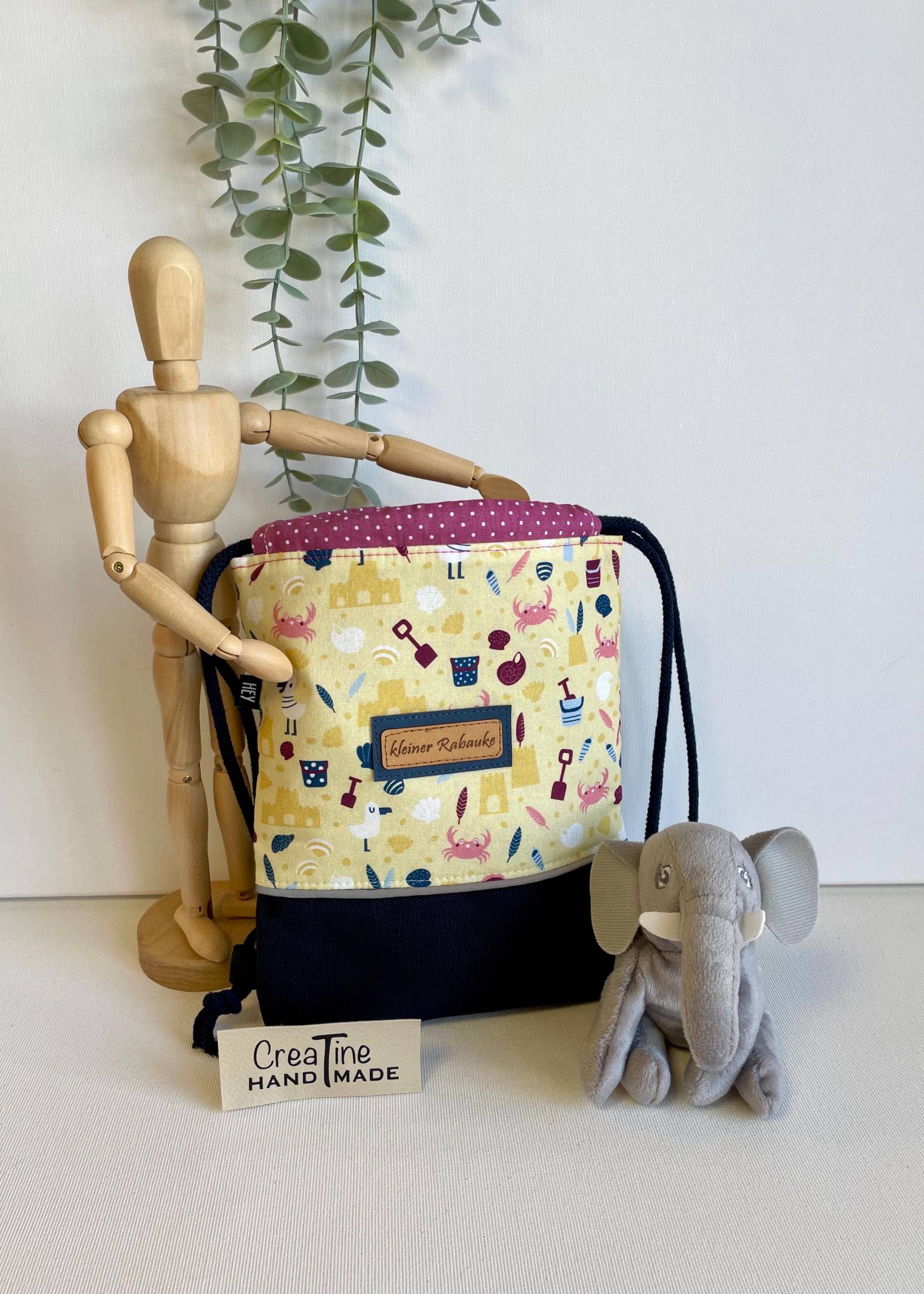Mini Turnbeutel Gym Bag Für Kleinkinder Mit Reflektorband | Kita-Tasche Kinderturnen Ballett Gr. Xs Personalisierbar Spielplatz von Etsy - CreaTineHandmade