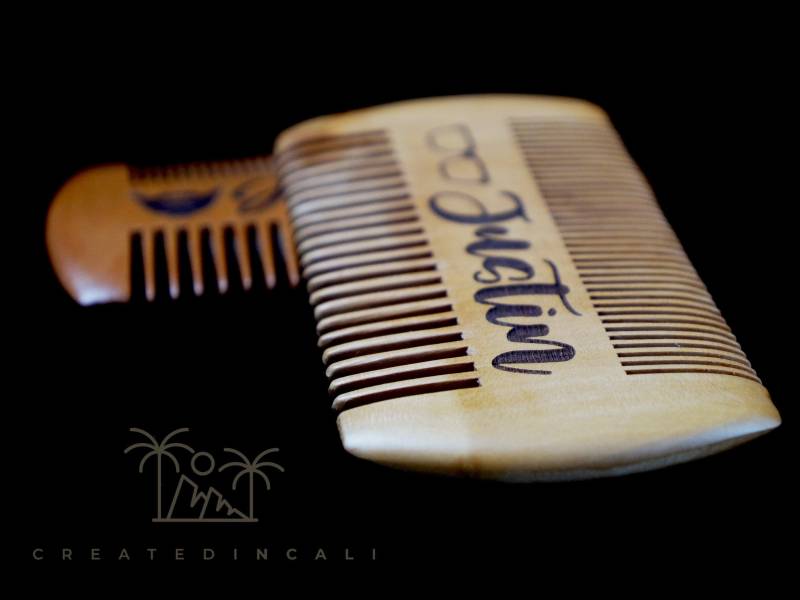 Personalisierter Bartkamm, Bräutigam Geschenk, Geschenk Für Bräutigam, Vatertagsgeschenk, Barbier Bester Mann von Etsy - CreatedInCali
