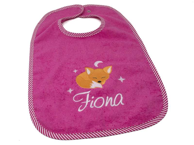 Lätzchen Mit Druckknopf, Bestickt Namen Und Motiv Fuchs, Kleines Geschenk Zur Geburt, Taufe, Babylätzchen Personalisiert, Latz von Etsy - CreateyourCover