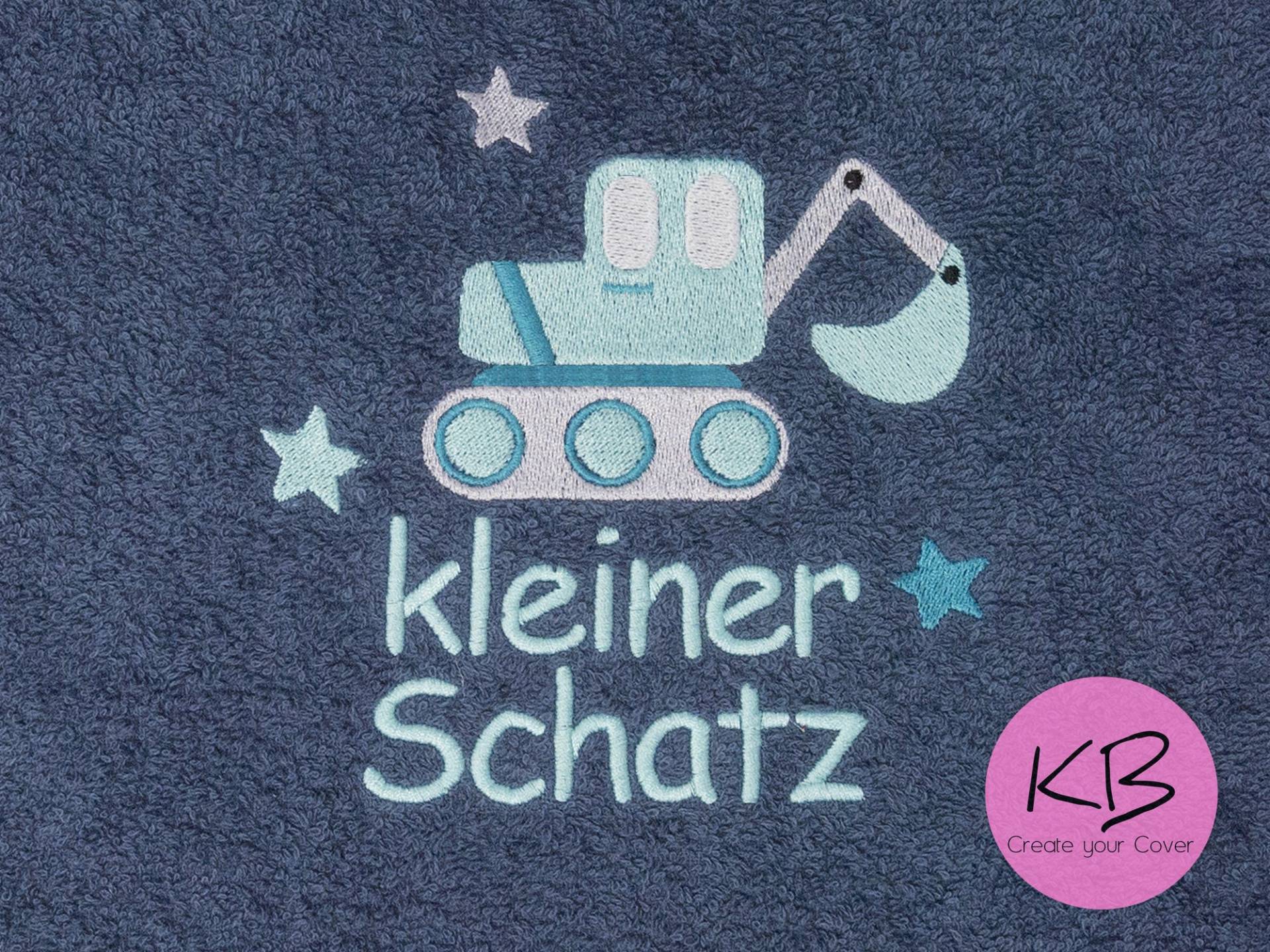 Lätzchen Zum Binden Mit Namen Und Motiv Bagger Bestickt, Babylatz Personalisiert, Kleines Geschenk Zur Geburt, Latz Namen, Taufe von Etsy - CreateyourCover