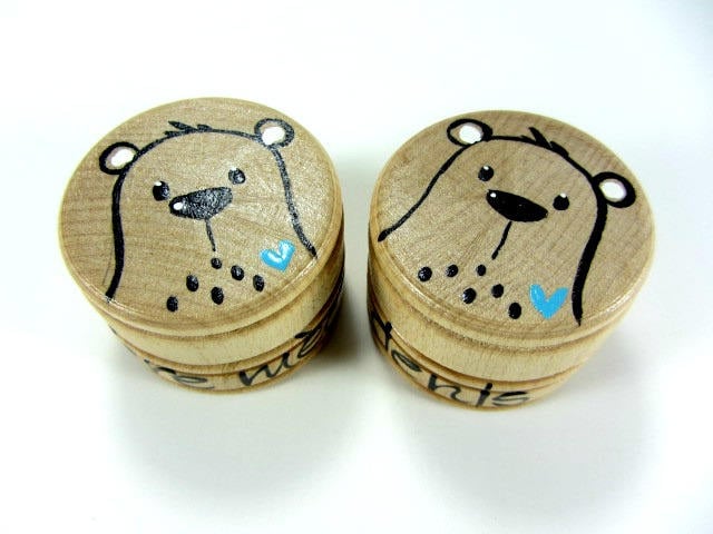 Kleine Schachtel, Mein Erster Docht, Die Zahnfee, Kleiner Bär, Holz von Etsy - CreationsNath