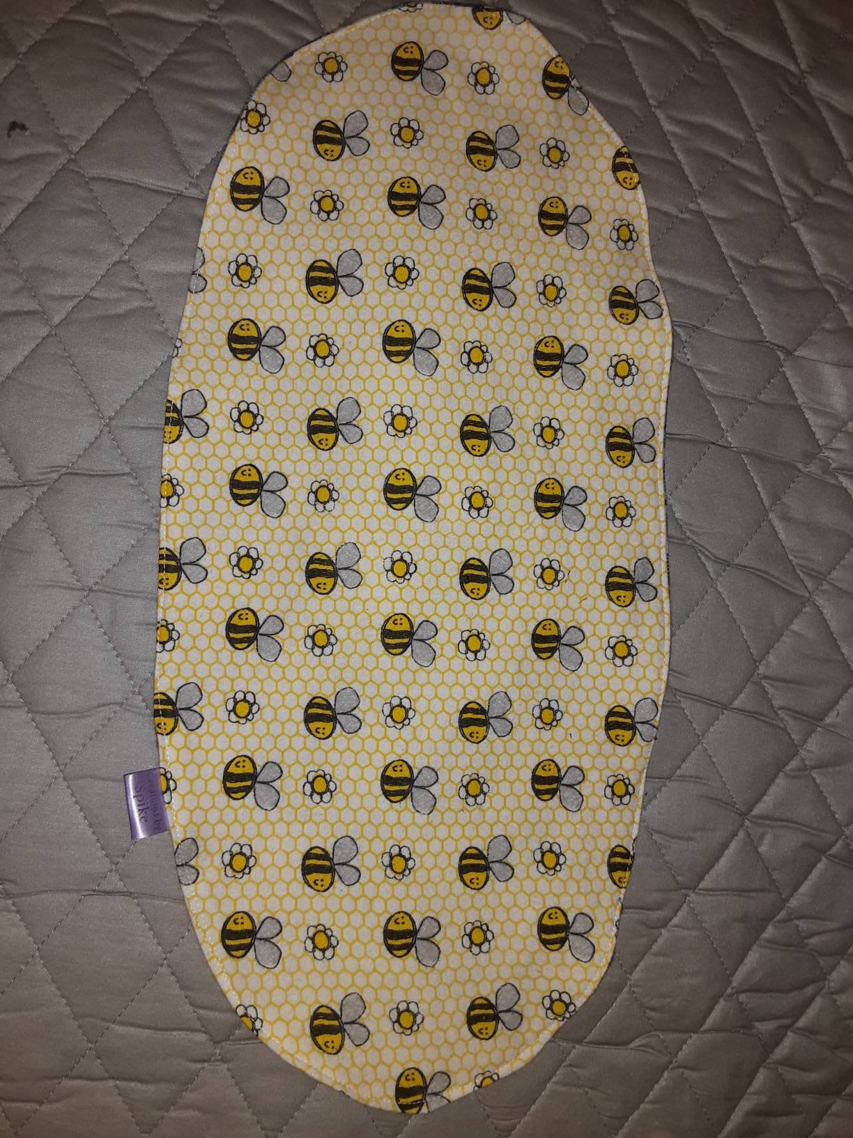 Baby Flanell Burp Tuch - Hummeln Und Kariert von Etsy - CreationsbySpike