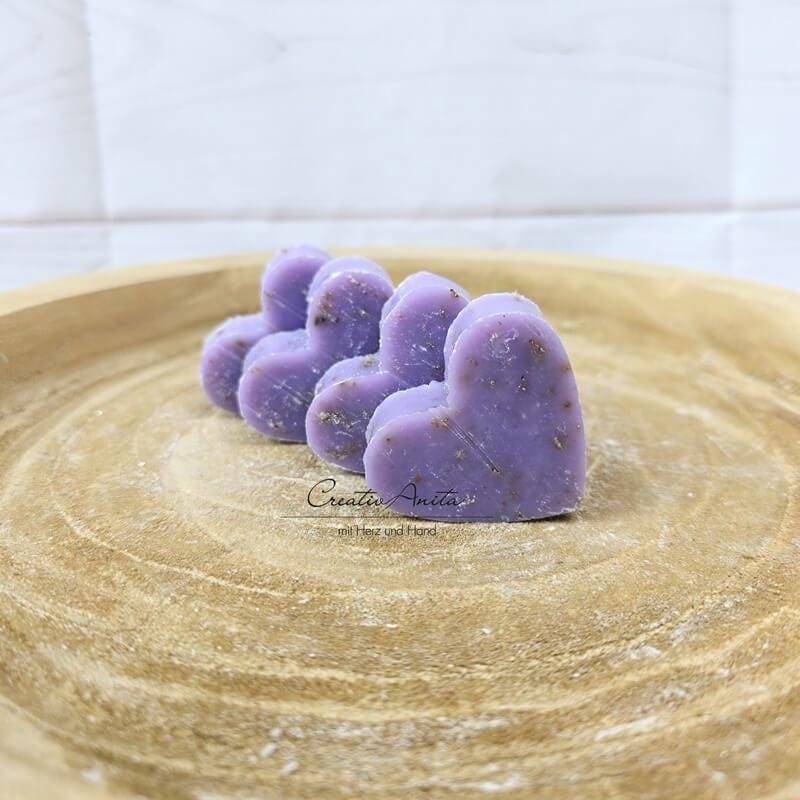 4 Stück - Herzen Seifenherzen Große Auswahl Kundenpräsente Gastgeschenke Schafmilchseife von Etsy - CreativAnita
