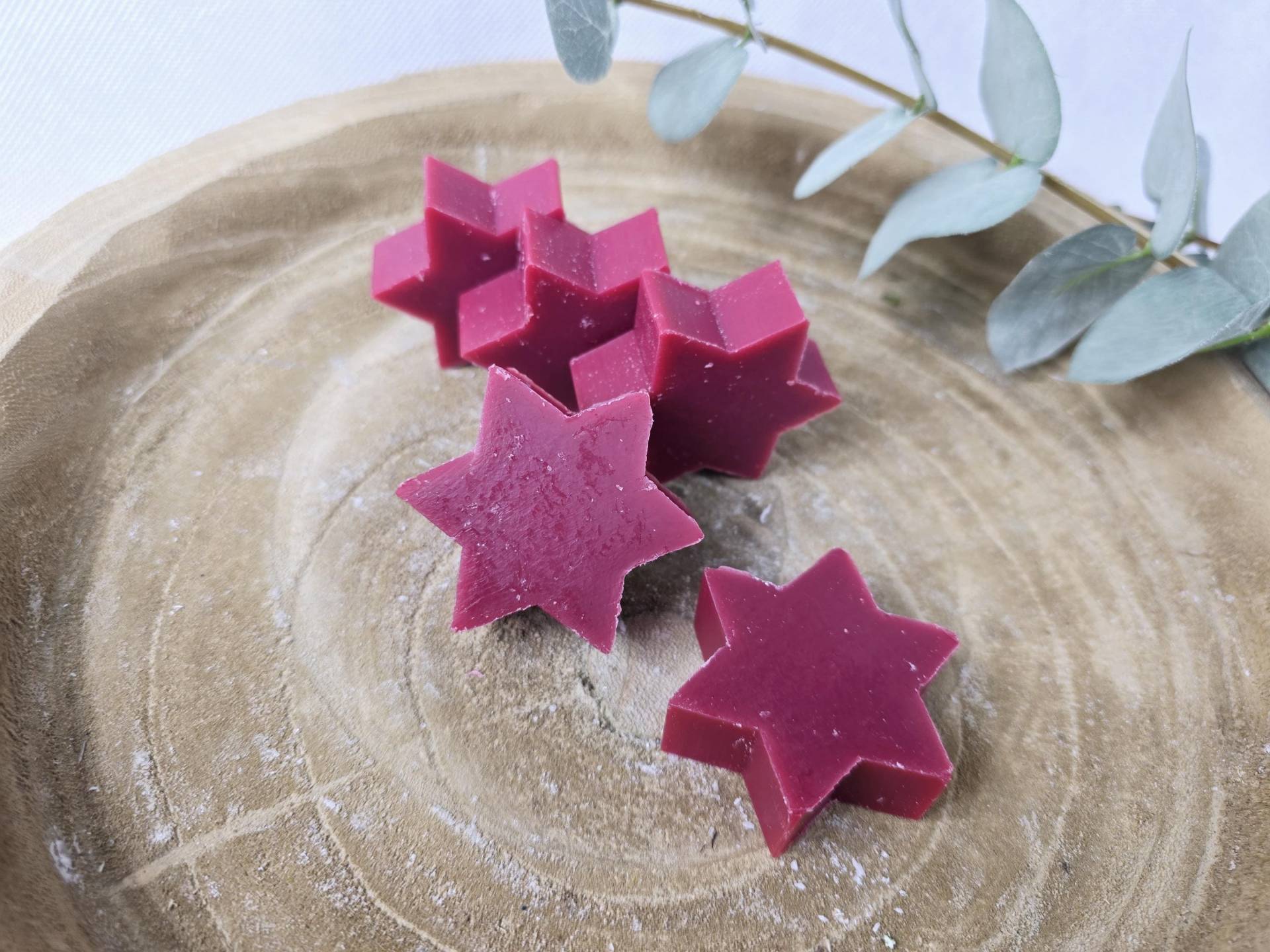 5 Stück - Sterne Seifensterne Winterzauber Bordeaux Kundenpräsent Adventskalenderfüllung Schafmilchseife 5 Stück - Sterne Seifensterne Winterzauber Bordeaux Kundenpräsent Adventskalenderfüllung Schafmilchseife von Etsy - CreativAnita