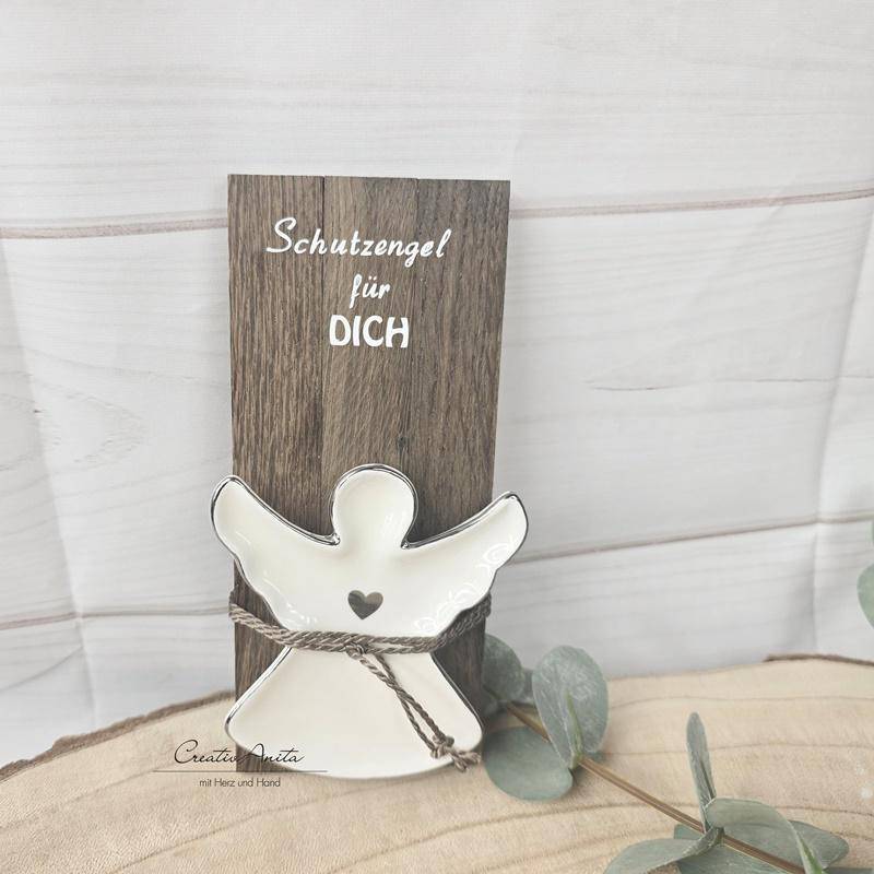 Schutzengel-Geschenk -Schutzengel Für Dich- Schale - Schmuckschale Ringschale Andenken von Etsy - CreativAnita