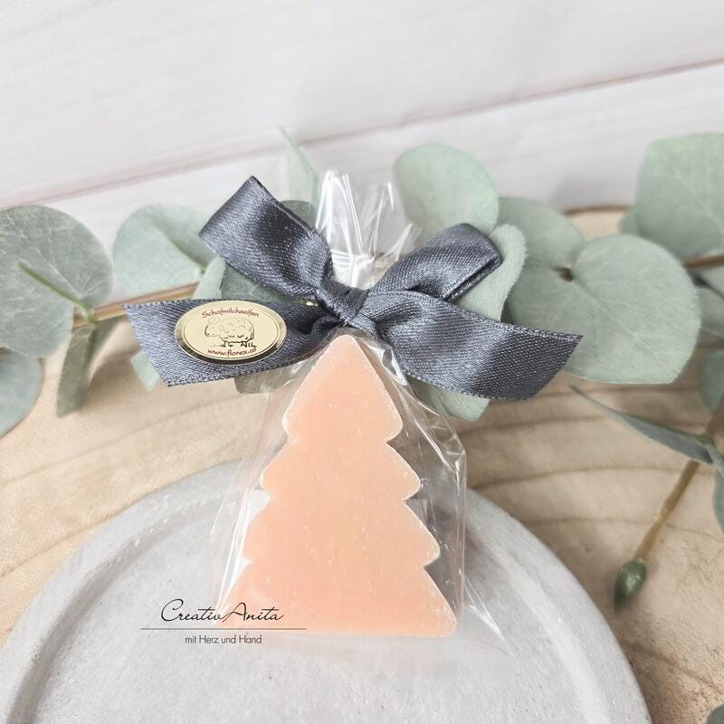 Tannenbaum Aus Schafmilchseife - Weihnachtsbaum Verpackt Quitte Braun von Etsy - CreativAnita