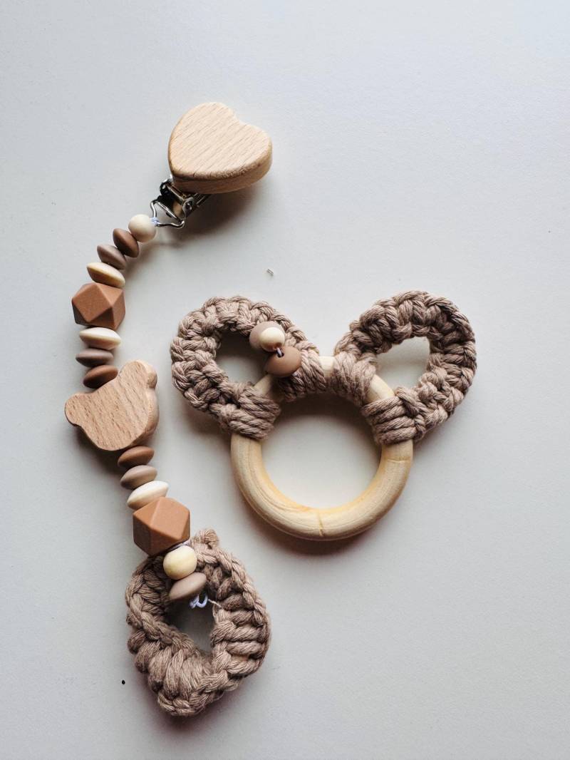 Schnullerkette | Mit Greifring Und Personalisiert von Etsy - CreativeMOMentsLaden