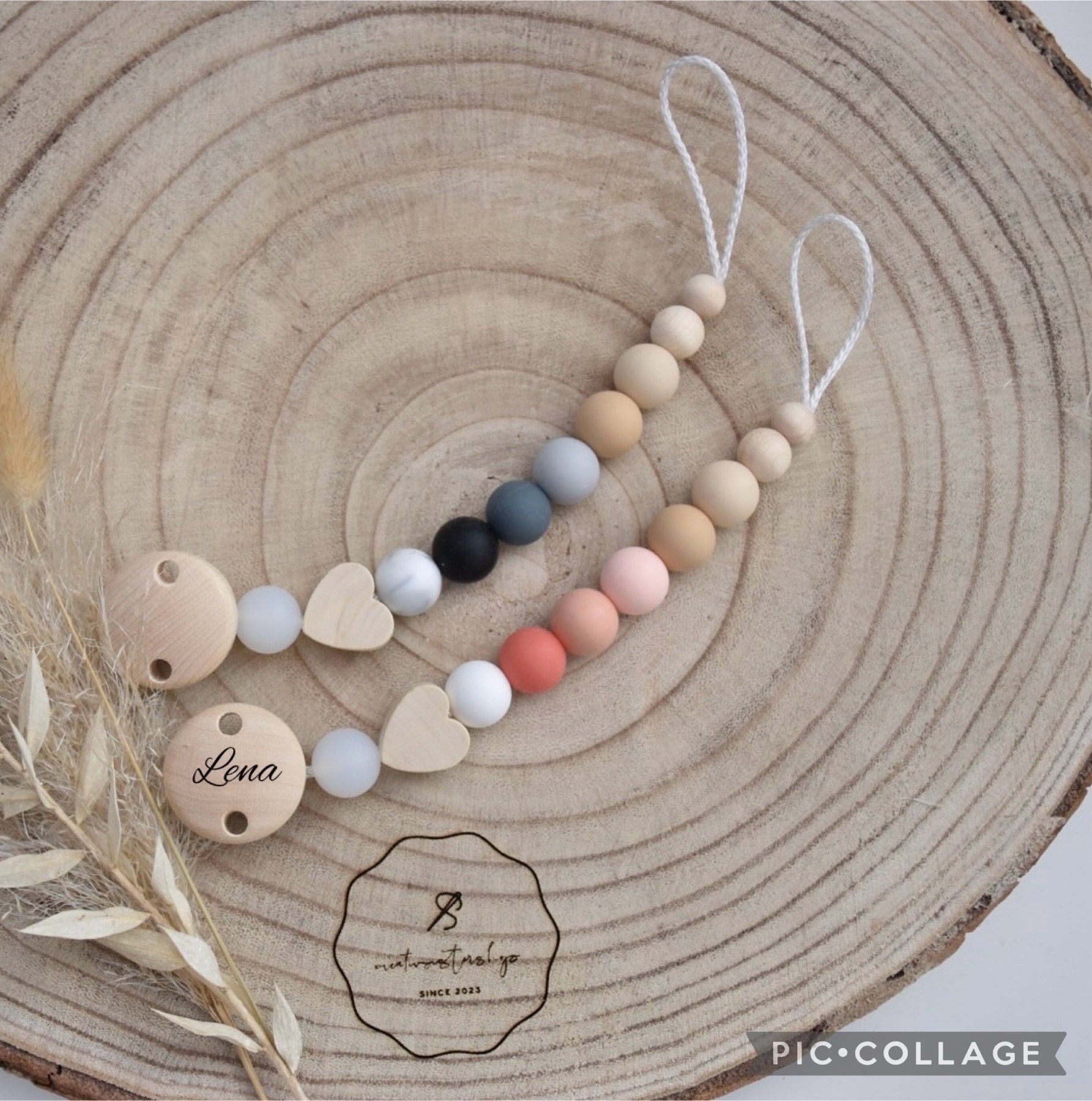 Schnullerkette Bunt Mit Herz Personalisiert Schnullerkette Bunt Mit Herz Personalisiert von Etsy - Creativsistershop