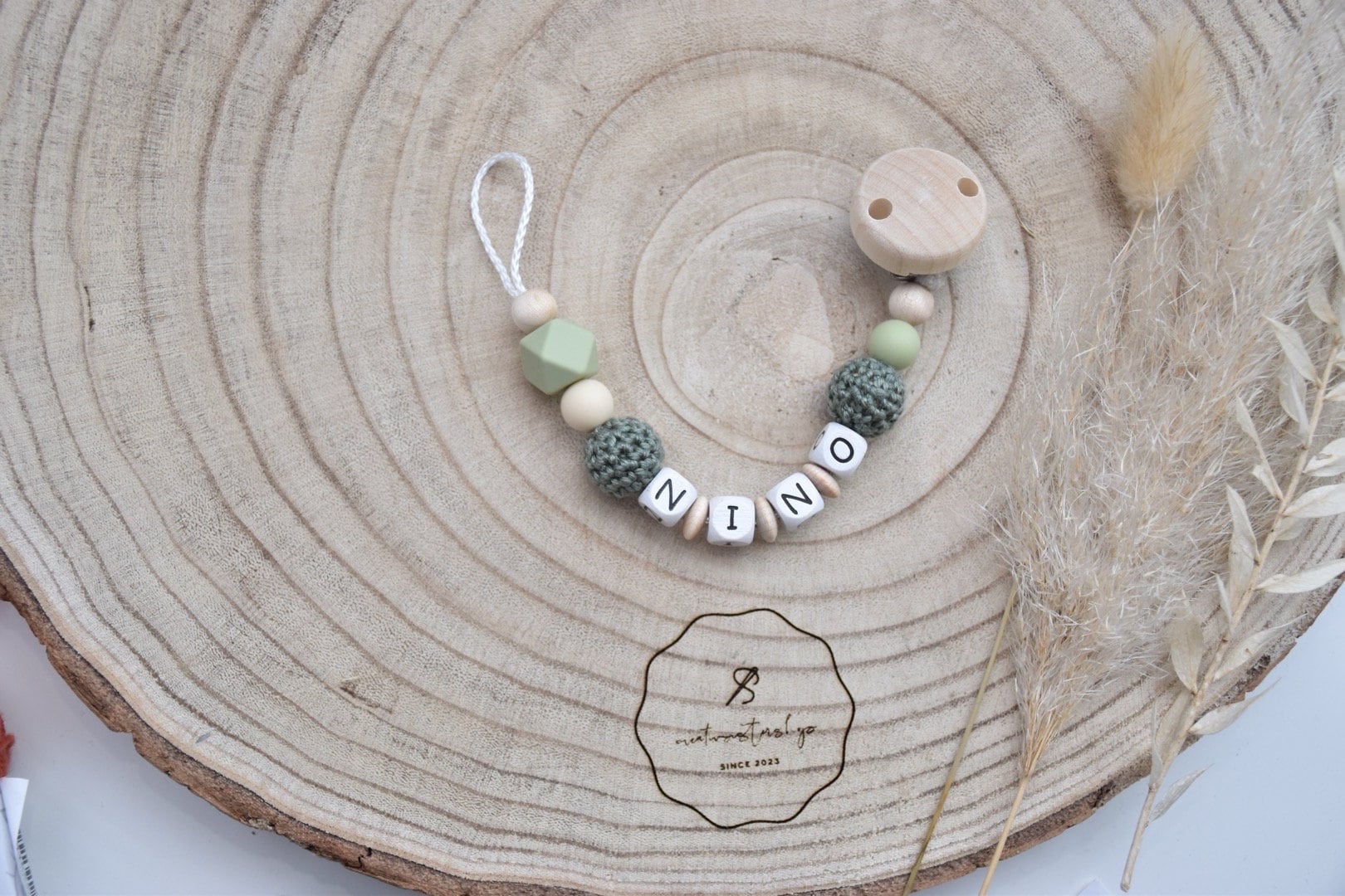 Schnullerkette Personalisiert Schnullerkette Personalisiert von Etsy - Creativsistershop