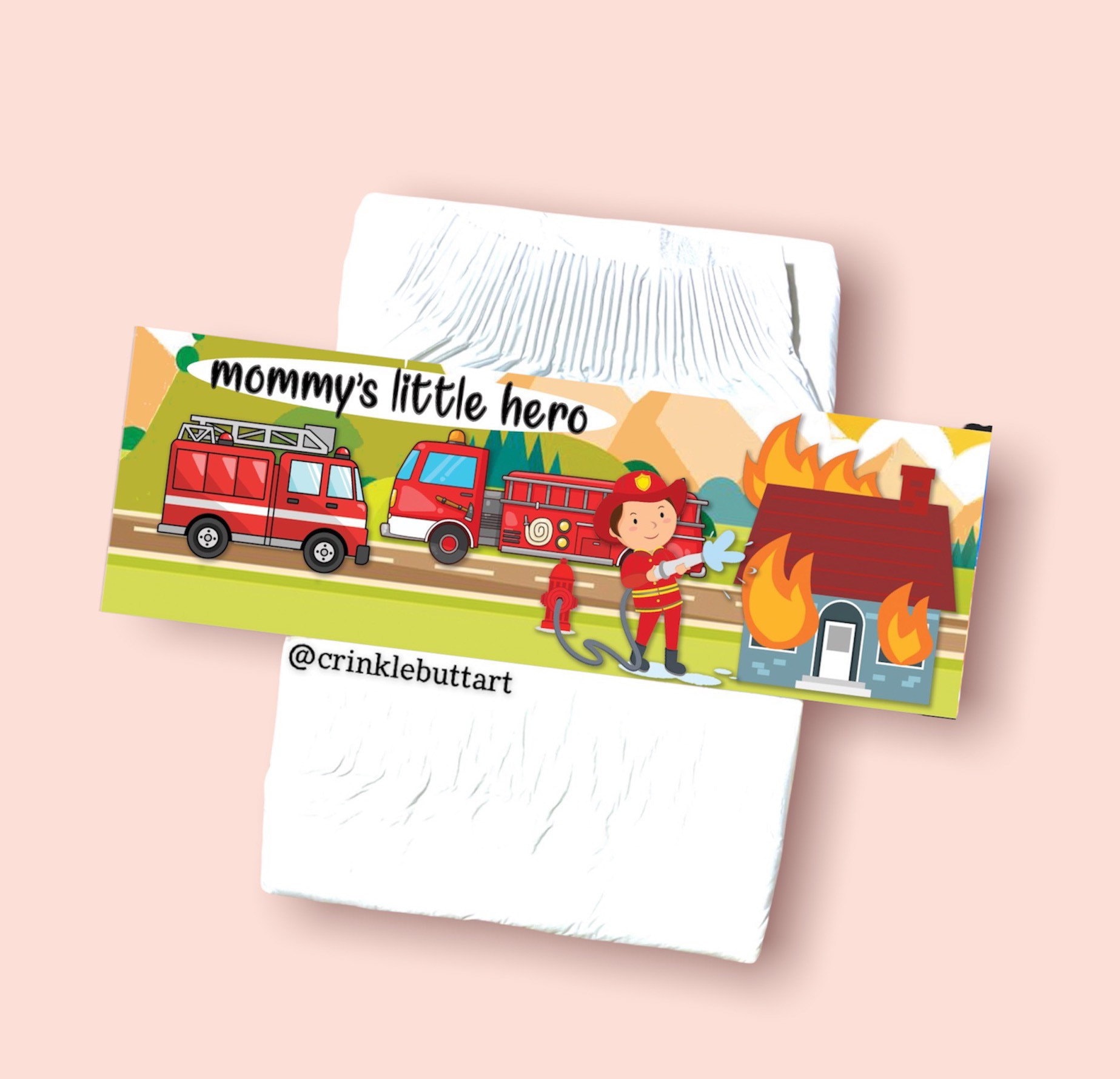 "Abdl "Mamas Kleiner Held" - Windelband Held" "Abdl "Mamas Kleiner Held" - Windelband Held" von Etsy - CrinkleButtArt