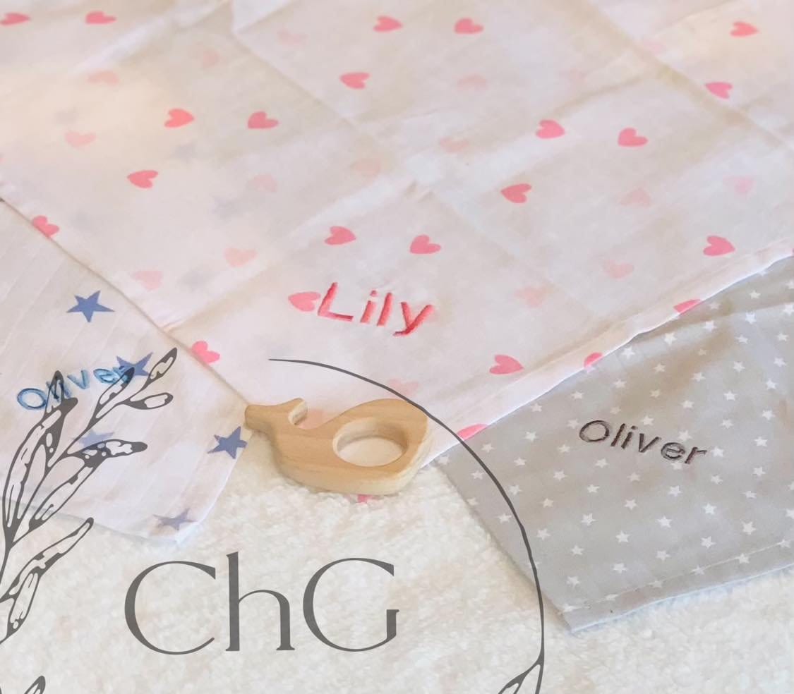 Mulltuch, Personalisiertes Musselin, Baby Baumwoll Geschenk, Babyparty, Spucktuch Mulltuch, Personalisiertes Musselin, Baby Baumwoll Geschenk, Babyparty, Spucktuch von Etsy - CrochethookersGifts