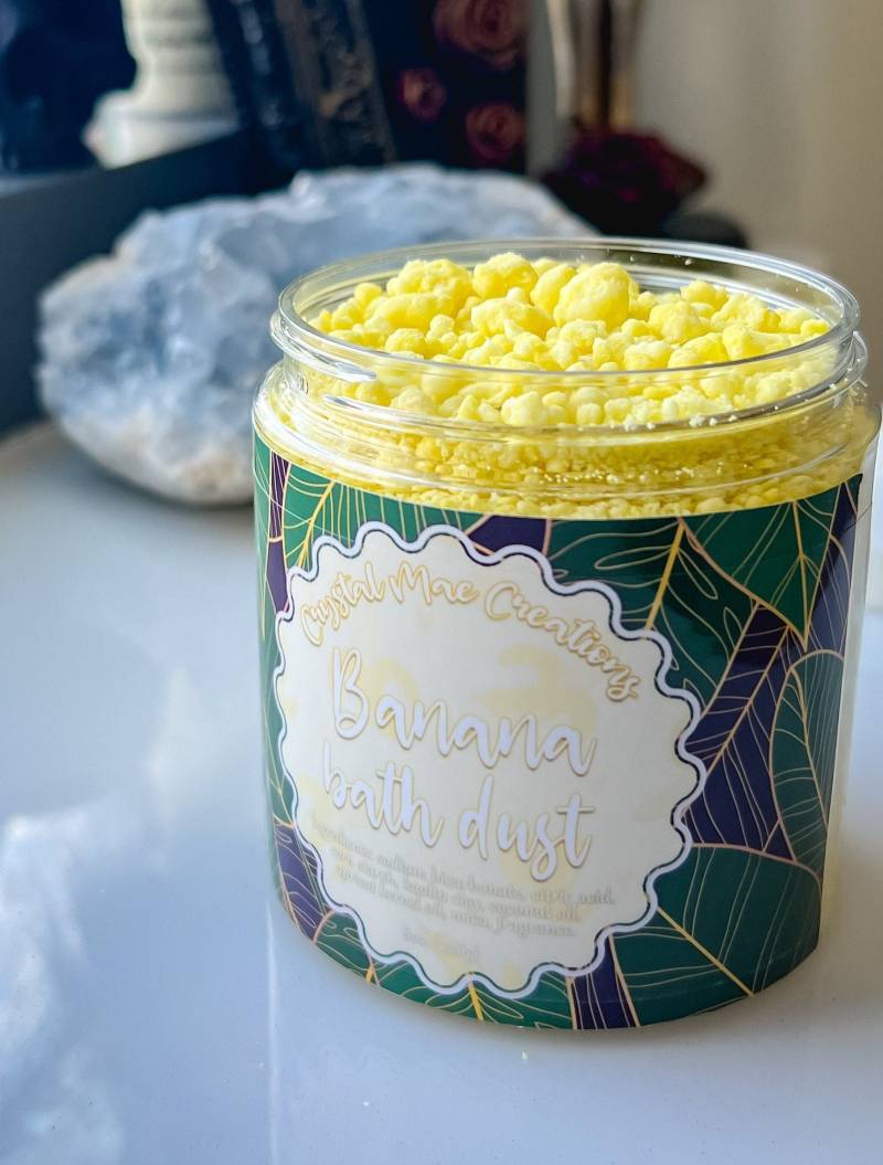 Bananen Badebombe Staub von Etsy - CrystalMaeCreations