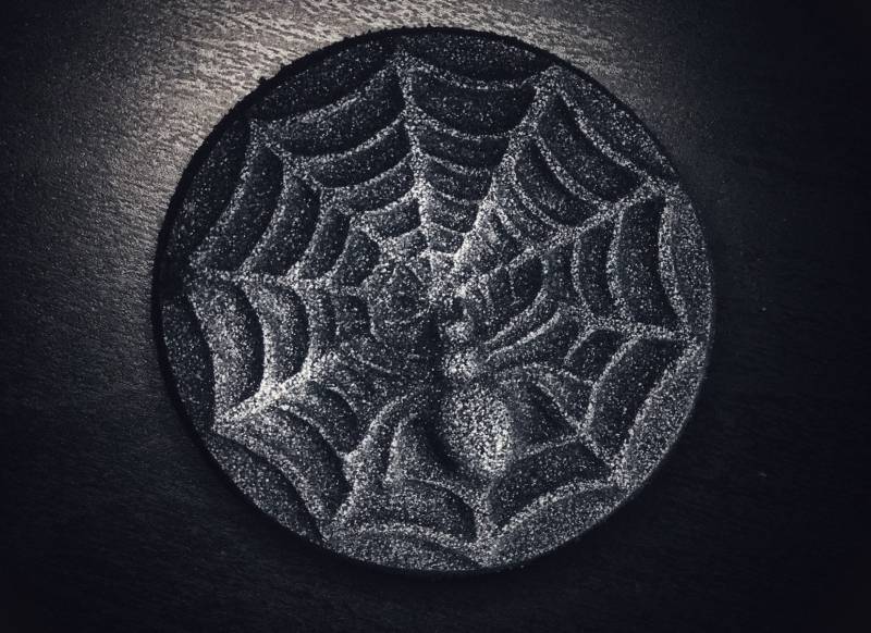 Spider Web Badebombe - Schwarze Himbeere Vanille von Etsy - CrystalMaeCreations