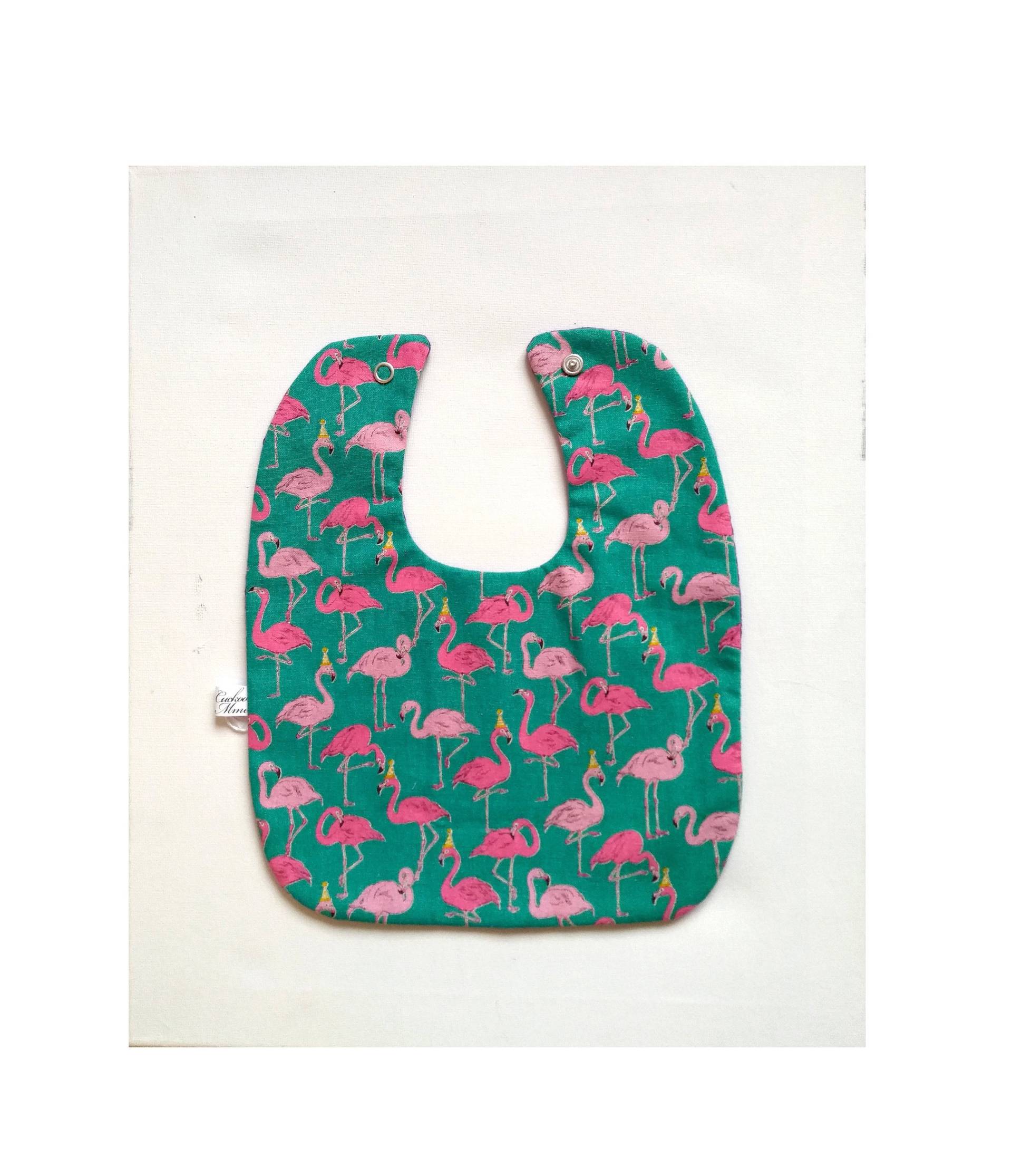 Baby Flamingo Lätzchen Mit Druckknöpfen von Etsy - CuckooMadam