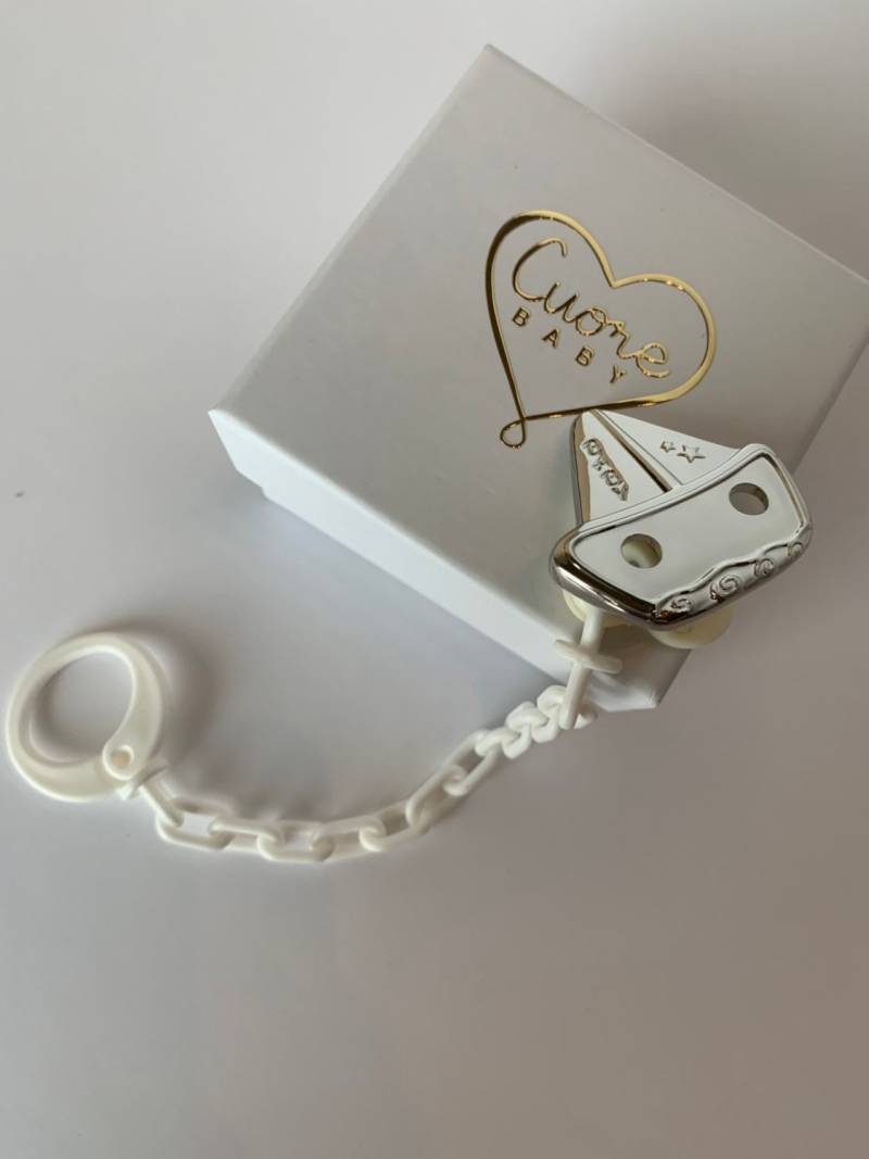 Silberner Schnullerclip. Versilberter Baby-Schnullerhalter. Babygeschenk. Babypartygeschenk. Taufgeschenk. Geschenk Zur Geburt Silberner Schnullerclip. Versilberter Baby-Schnullerhalter. Babygeschenk. Babypartygeschenk. Taufgeschenk. Geschenk Zur Geburt von Etsy - CuoreBabystore