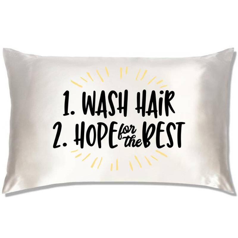 Satin Reißverschluss Kissenbezug Für Natürliche Locken & Lockenmädchen - Haare Waschen, Hope For The Best Satin Reißverschluss Kissenbezug Für Natürliche Locken & Lockenmädchen - Haare Waschen, Hope For The Best von Etsy - CurlPowered
