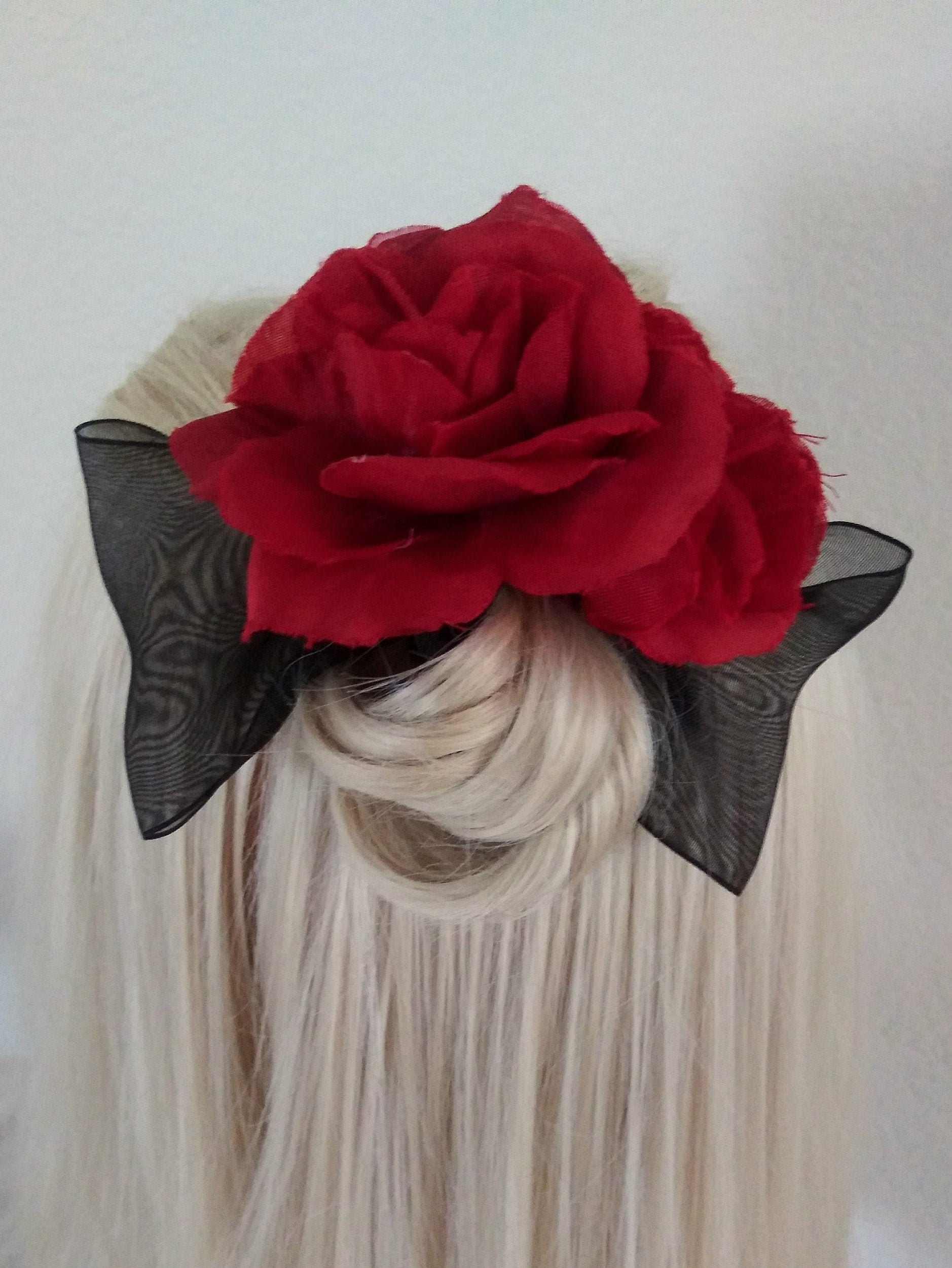 Rote Rose Lockentuch 8Er Set von Etsy - CurlerBow