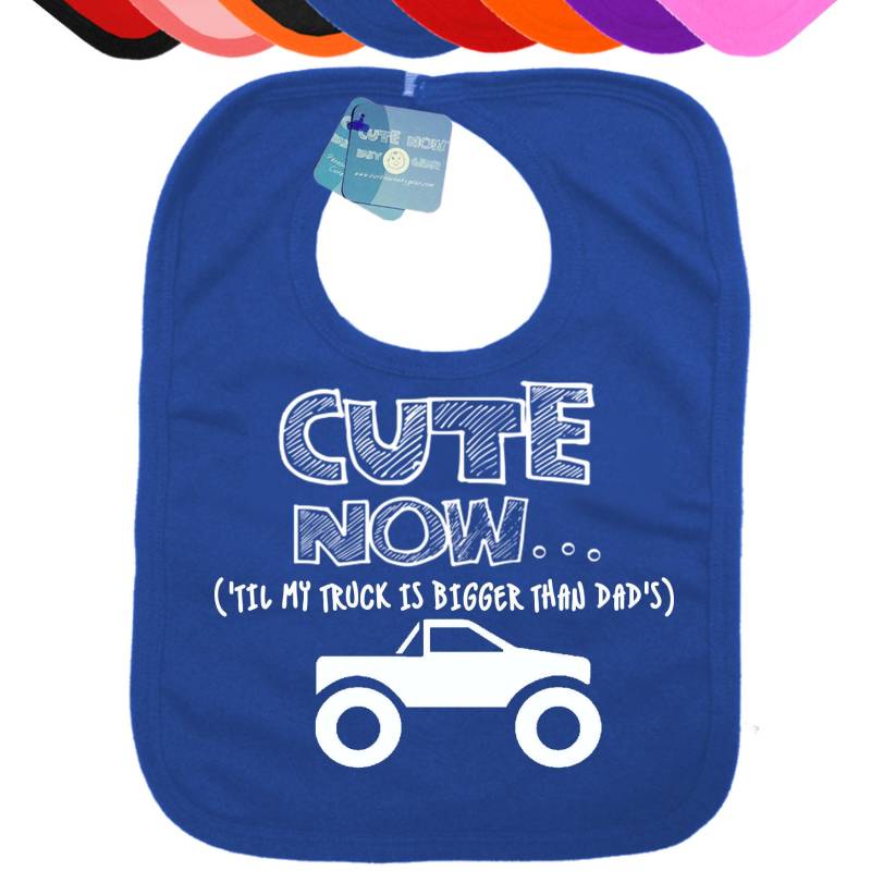 Baby Jetzt Lkw Lätzchen Niedlich... | Bis Mein Dad Es Größer Ist Lustige Geschenk Wählen Sie Farbe 4 X Trucker Atv von Etsy - CuteNow
