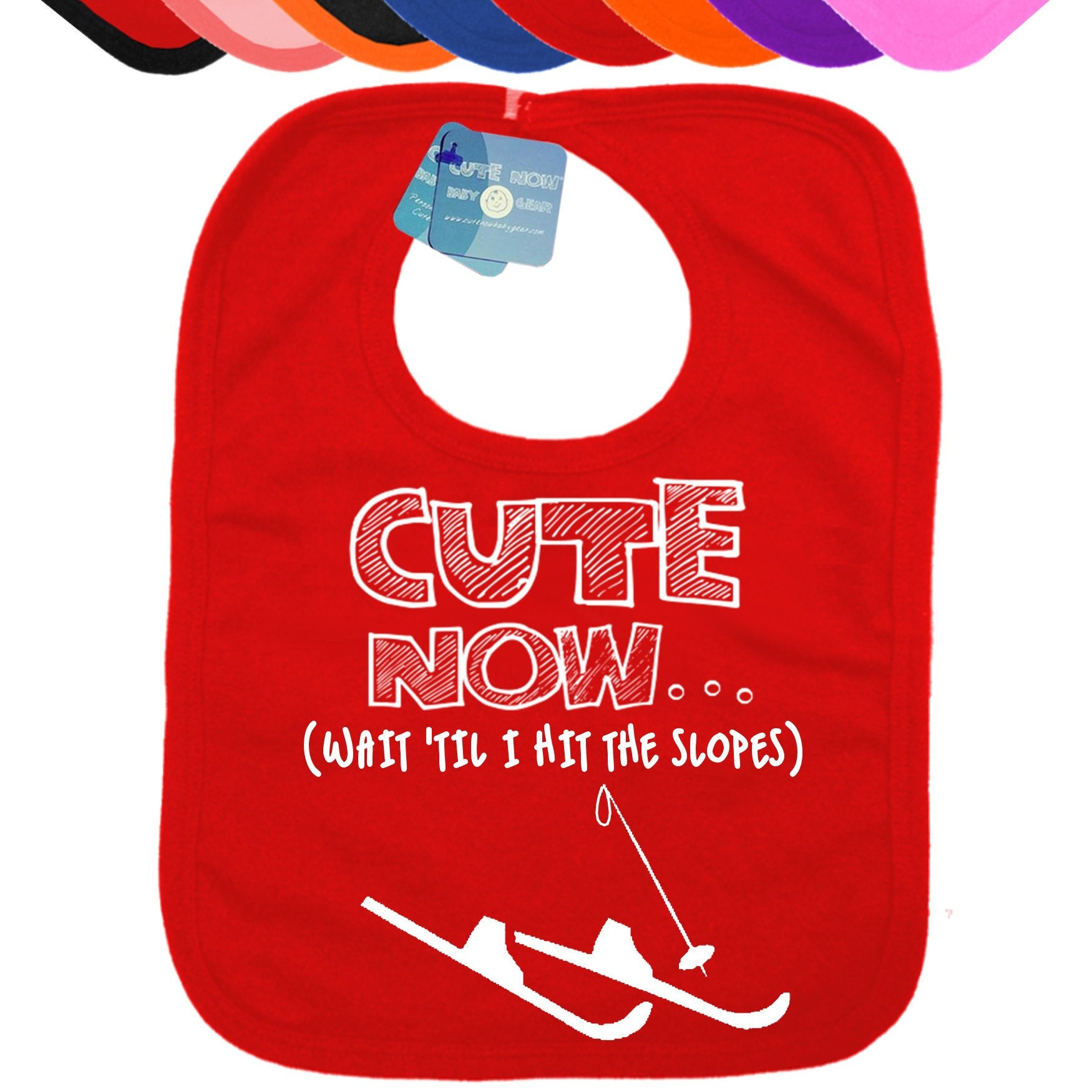 Baby Ski Lätzchen Cute Now ... | Warten Sie, Bis Ich Auf Die Piste Geschlagen Habe Geschenk Lustige Kleinkind Farbe Skifahren Skifahrer Wintersport Baby Ski Lätzchen Cute Now ... | Warten Sie, Bis Ich Auf Die Piste Geschlagen Habe Geschenk Lustige Kleinkind Farbe Skifahren Skifahrer Wintersport von Etsy - CuteNow