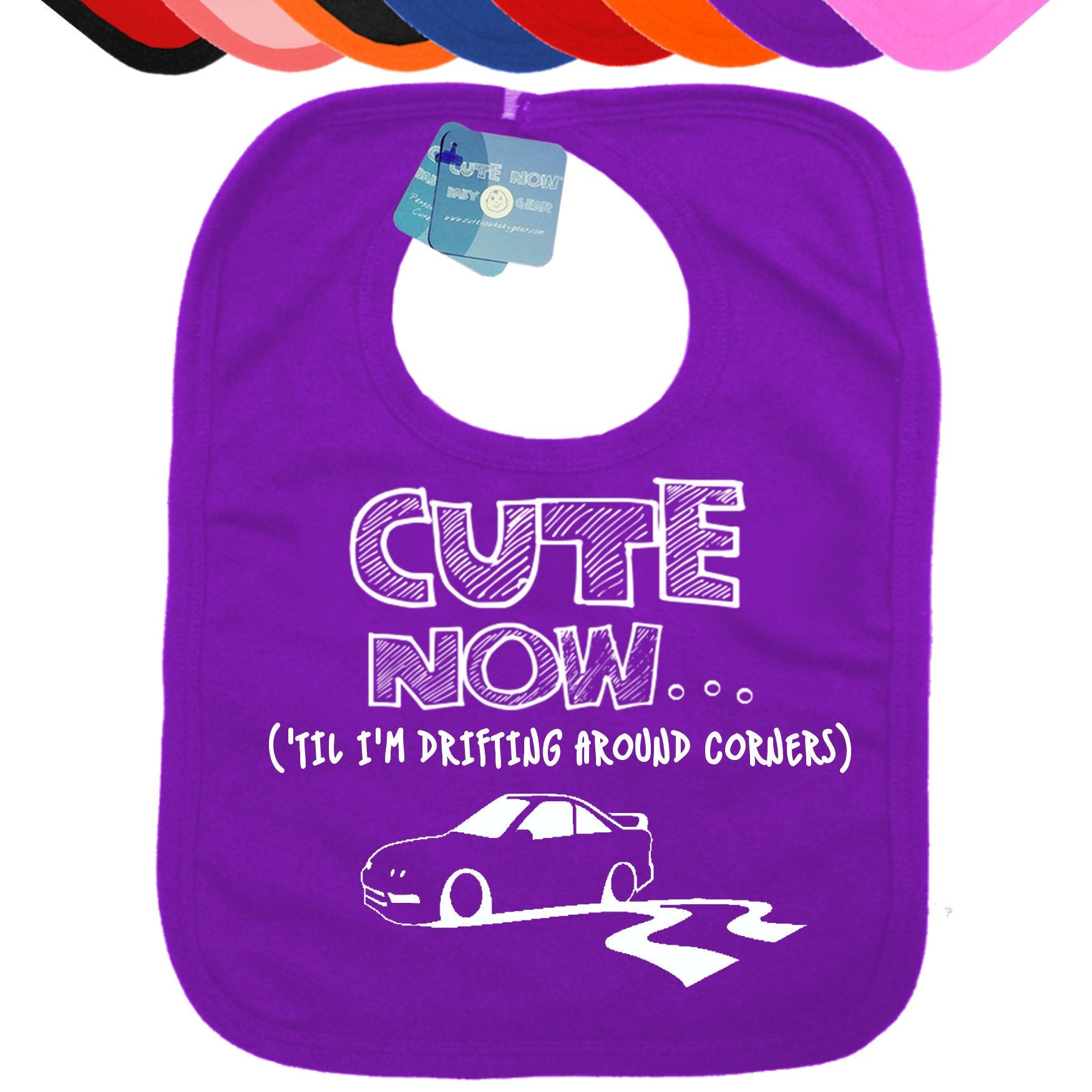 Cute Now ... Bis Ich Um Die Ecke Bin Und Säugling Baby Füttern Lätzchen Rennautos Cute Now ... Bis Ich Um Die Ecke Bin Und Säugling Baby Füttern Lätzchen Rennautos von Etsy - CuteNow