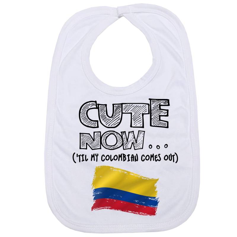 Cute Now ... | "Til My Columian Comes Out Säugling Baby Füttern Lätzchen Mit Flagge Von Kolumbien von Etsy - CuteNow
