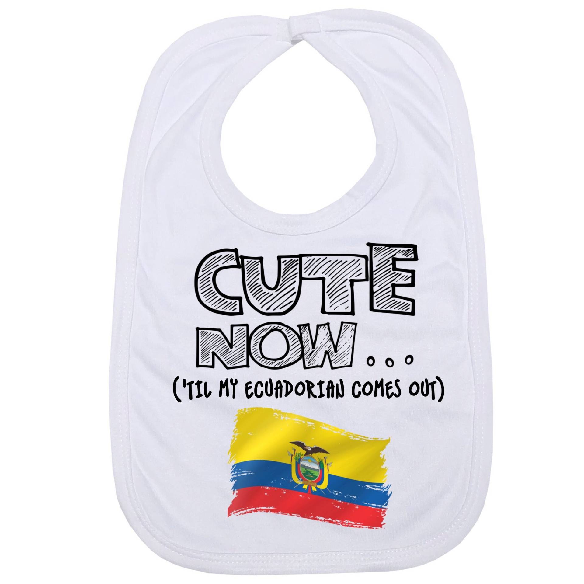Cute Now ... | "Til My Ecuadorian Comes Out Säugling Baby Füttern Lätzchen Mit Flagge Von Ecuador Cute Now ... | "Til My Ecuadorian Comes Out Säugling Baby Füttern Lätzchen Mit Flagge Von Ecuador von Etsy - CuteNow