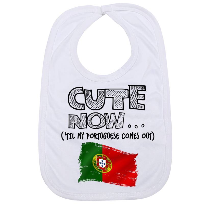Cute Now ... | "Til My Portugiese Comes Out Säugling Baby Füttern Lätzchen Mit Flagge Von Portugal von Etsy - CuteNow