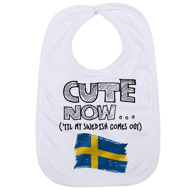 "Cute Now ... | "Til My Schwedisch Comes Out" Säugling Baby Lätzchen Mit Flagge Von Schweden." von Etsy - CuteNow