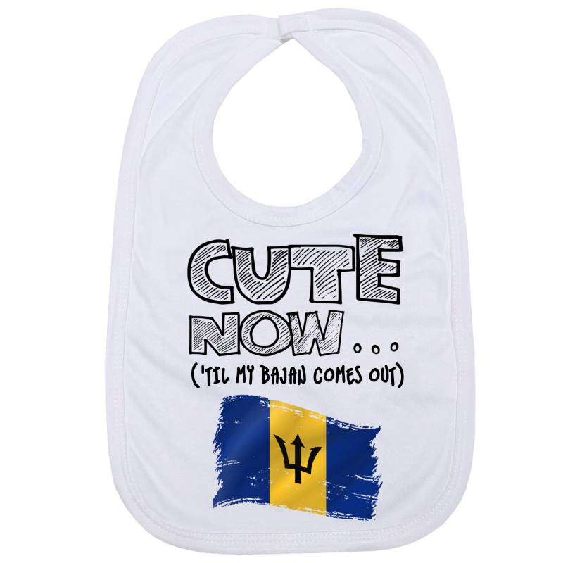 Cute Now ... | 'til My Bajan Comes Out Säugling Baby Lätzchen Mit Flagge Von Barbados von Etsy - CuteNow