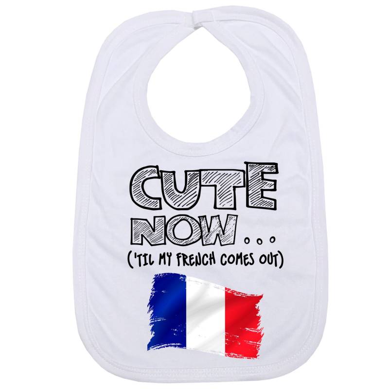 Cute Now ... | 'til My French Comes Out Baby Lätzchen Mit Flagge Von Frankreich von Etsy - CuteNow