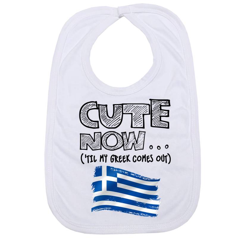 Cute Now ... | 'til My Greek Comes Out Säugling Baby Füttern Lätzchen Mit Flagge Von Griechenland von Etsy - CuteNow