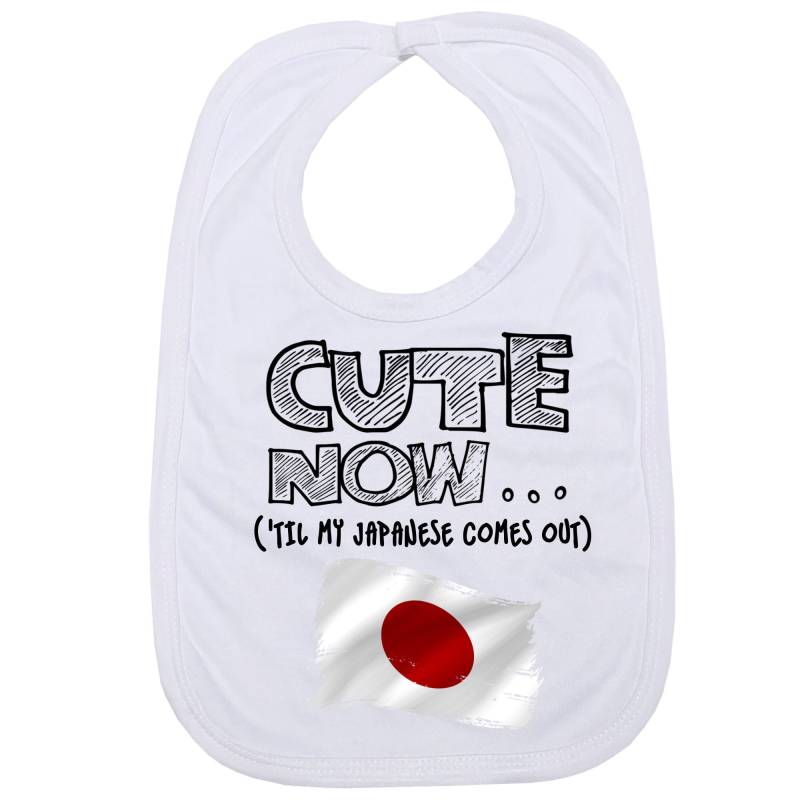 Cute Now ... | 'til My Japanese Comes Out Säugling Baby Füttern Lätzchen Mit Flagge Von Japan von Etsy - CuteNow