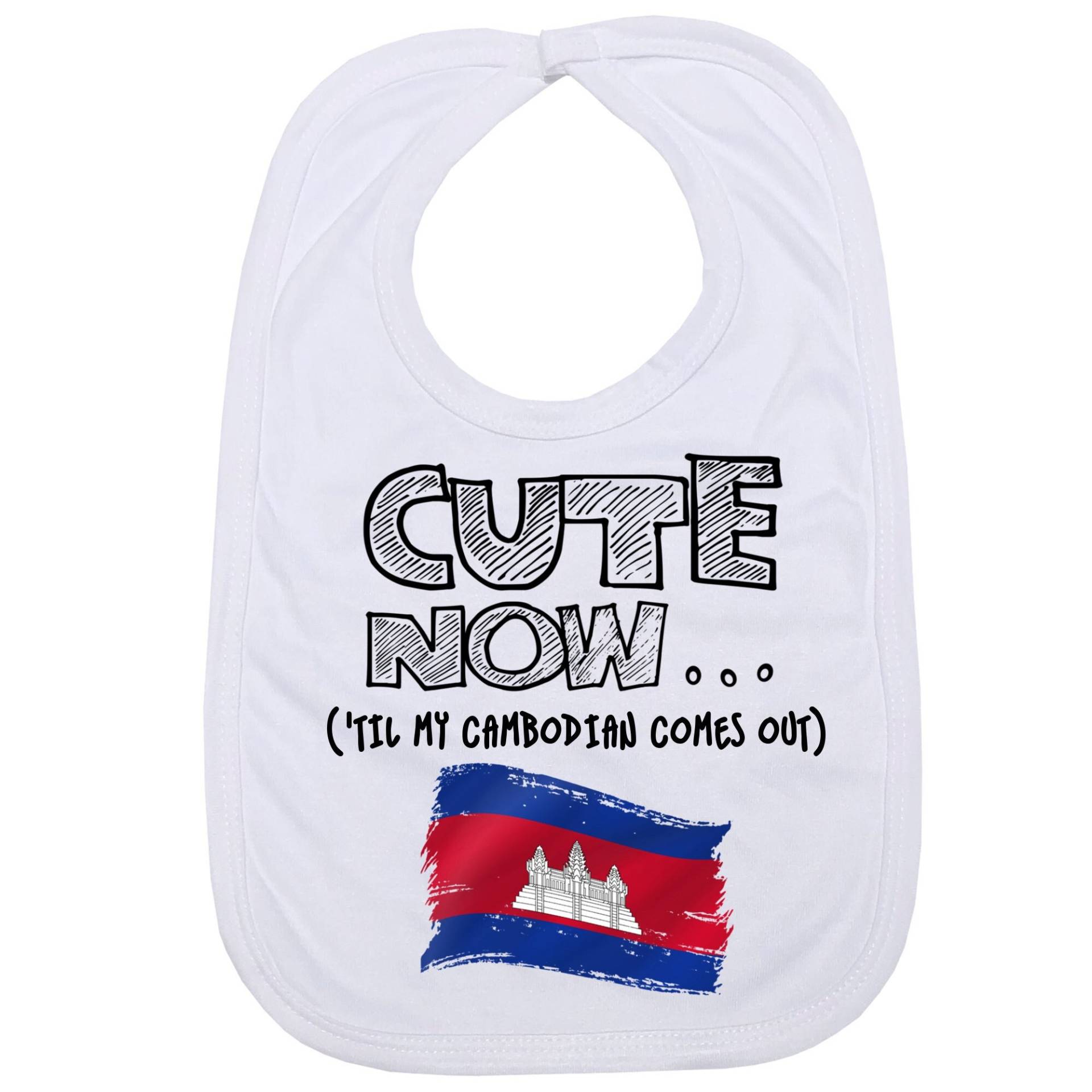 Cute Now ... | 'til My Kambodschanisch Kommt Heraus Säugling Baby Lätzchen Mit Flagge Von Kambodscha Cute Now ... | 'til My Kambodschanisch Kommt Heraus Säugling Baby Lätzchen Mit Flagge Von Kambodscha von Etsy - CuteNow