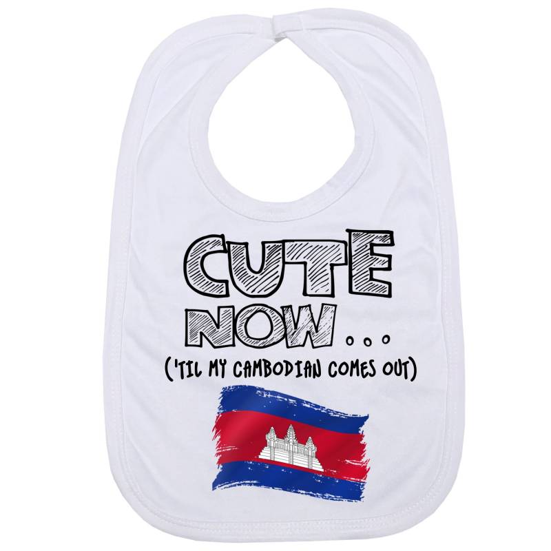 Cute Now ... | 'til My Kambodschanisch Kommt Heraus Säugling Baby Lätzchen Mit Flagge Von Kambodscha Cute Now ... | 'til My Kambodschanisch Kommt Heraus Säugling Baby Lätzchen Mit Flagge Von Kambodscha von Etsy - CuteNow