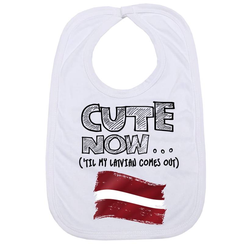 Cute Now ... | 'til My Lettisch Comes Out Kleinkind Baby Lätzchen Mit Flagge Von Lettland von Etsy - CuteNow