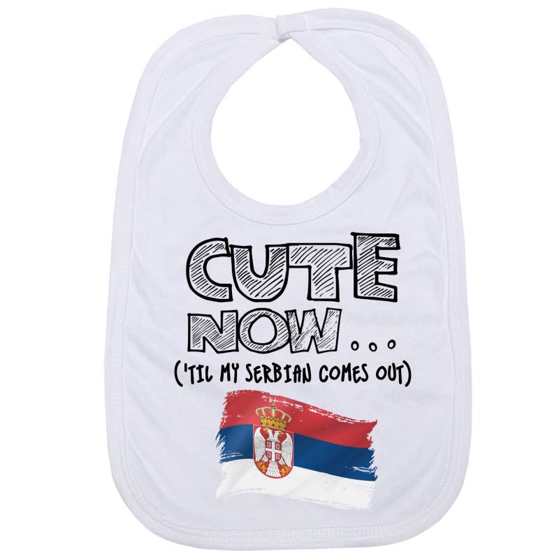 Cute Now ... | 'til My Serbisch Comes Out Säugling Baby Lätzchen Mit Flagge Von Serbien von Etsy - CuteNow