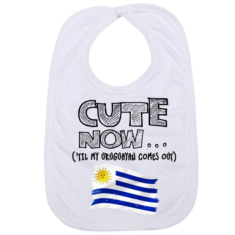 Cute Now ... | 'til My Uruguayan Comes Out Säugling Baby Lätzchen Mit Flagge Von Uruguay von Etsy - CuteNow