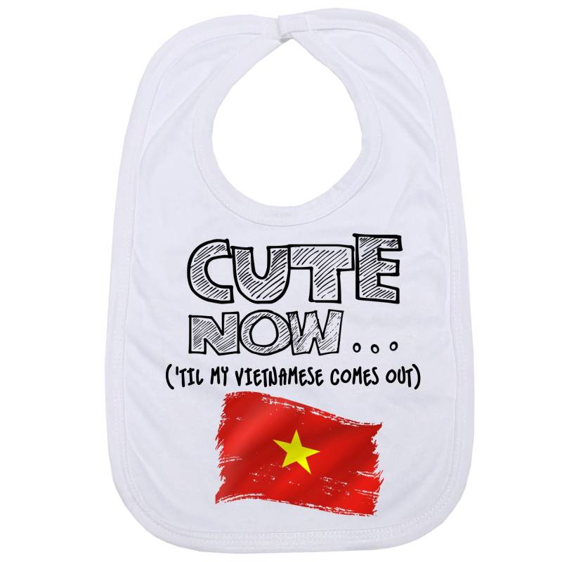 Cute Now ... | 'til My Vietnamese Comes Out Säugling Baby Füttern Lätzchen Mit Flagge Von Vietnam von Etsy - CuteNow