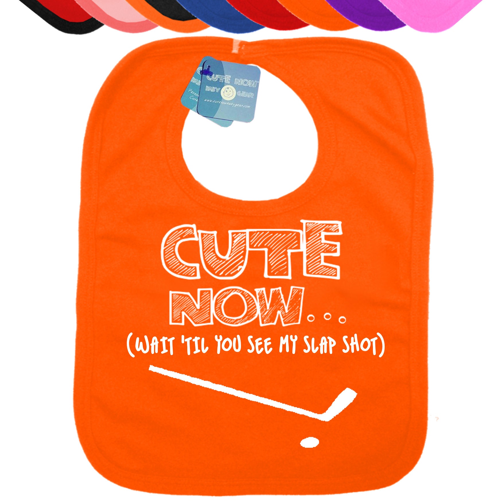 Hockey Lätzchen Cute Now ... | Warten Sie, Bis Sie Meinen Slap Shot Sehen Geschenk Lustige Säuglings-Baby-Lätzchen - Auswahl-Farbe Tormann-stick Hockey Lätzchen Cute Now ... | Warten Sie, Bis Sie Meinen Slap Shot Sehen Geschenk Lustige Säuglings-Baby-Lätzchen - Auswahl-Farbe Tormann-stick von Etsy - CuteNow