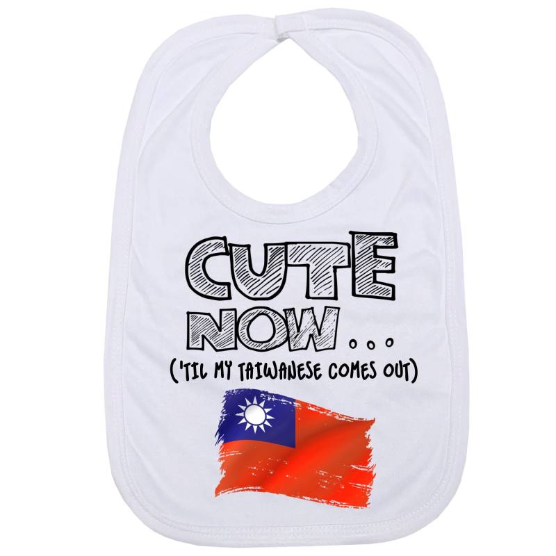 Jetzt Cute ... | 'til My Taiwanese Comes Out Säuglings-Baby-Fütterungs-Lätzchen Mit Flagge Von Taiwan von Etsy - CuteNow