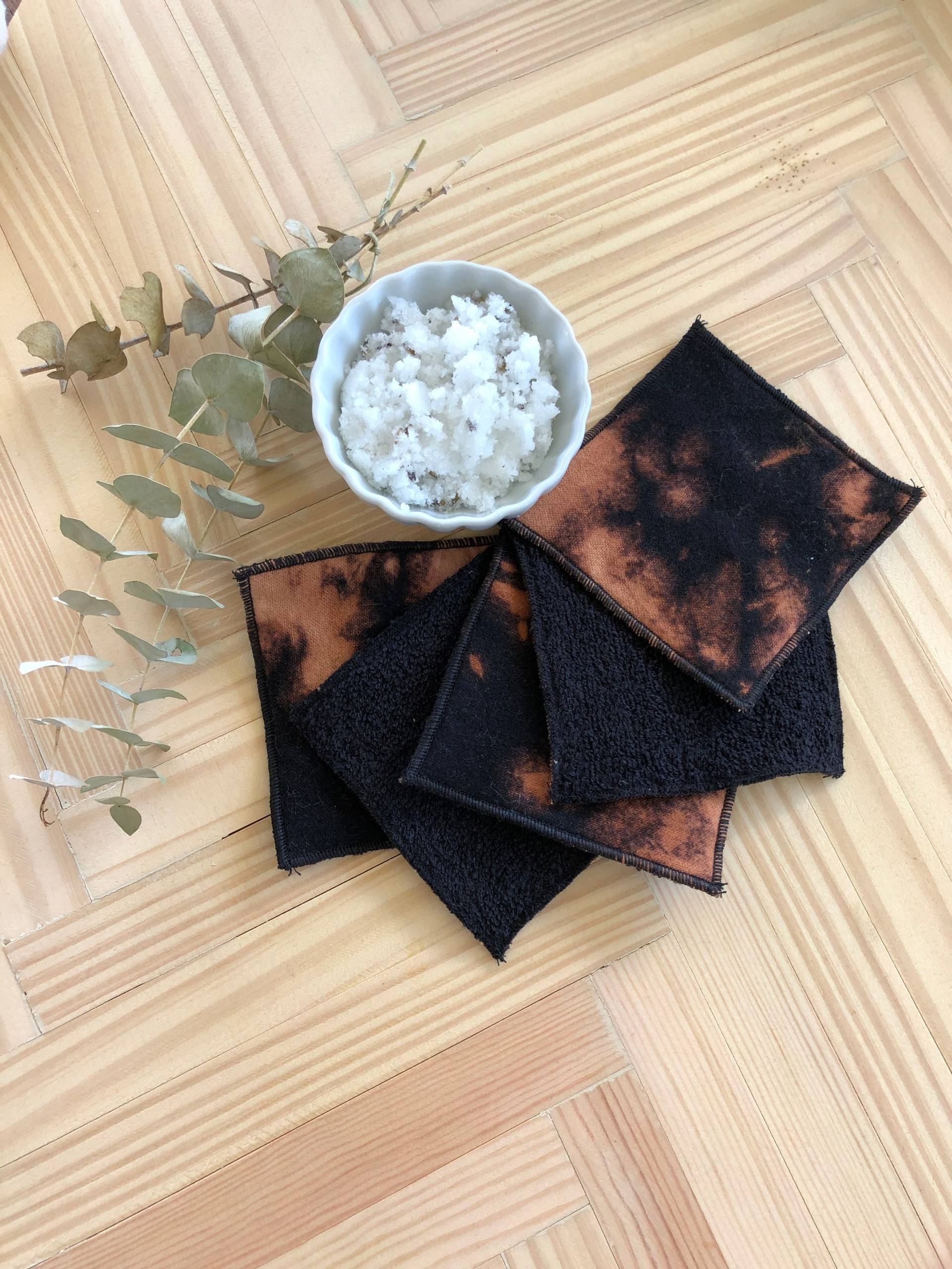 Wiederverwendbare Makeup Entferner Pads/ Baumwollrunden/Zero Waste Umweltfreundlich Maschinenwaschbar Rückseite Schwarz Tie-Dye Wiederverwendbare Makeup Entferner Pads/ Baumwollrunden/Zero Waste Umweltfreundlich Maschinenwaschbar Rückseite Schwarz Tie-Dye von Etsy - DBCDesignedByClaire