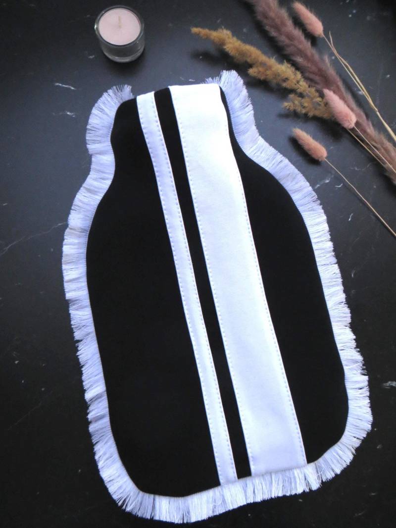 Wärmflaschenbezug Mit Rennstreifen Racing Rallye + Tasche Fransen - Jersey Sweatstoff Mesh von Etsy - DENYBerlin