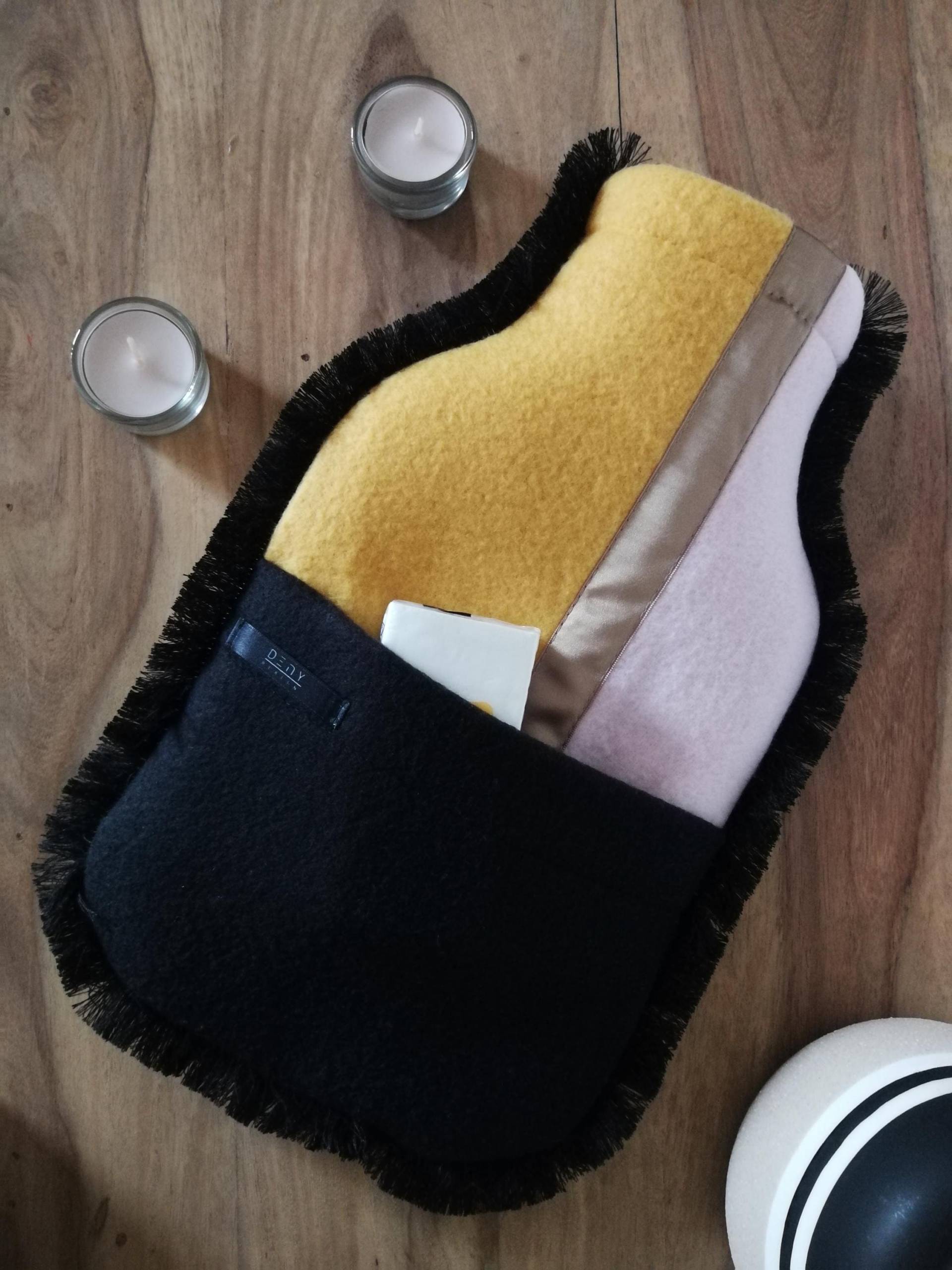 Wärmflaschenbezug Mit Tasche Und Fransen - Boho Country Wärmflaschenbezug Mit Tasche Und Fransen - Boho Country von Etsy - DENYBerlin